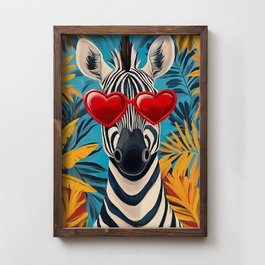 Wallity TUN023-L Pintura Decorativa Enmarcada Multicolor